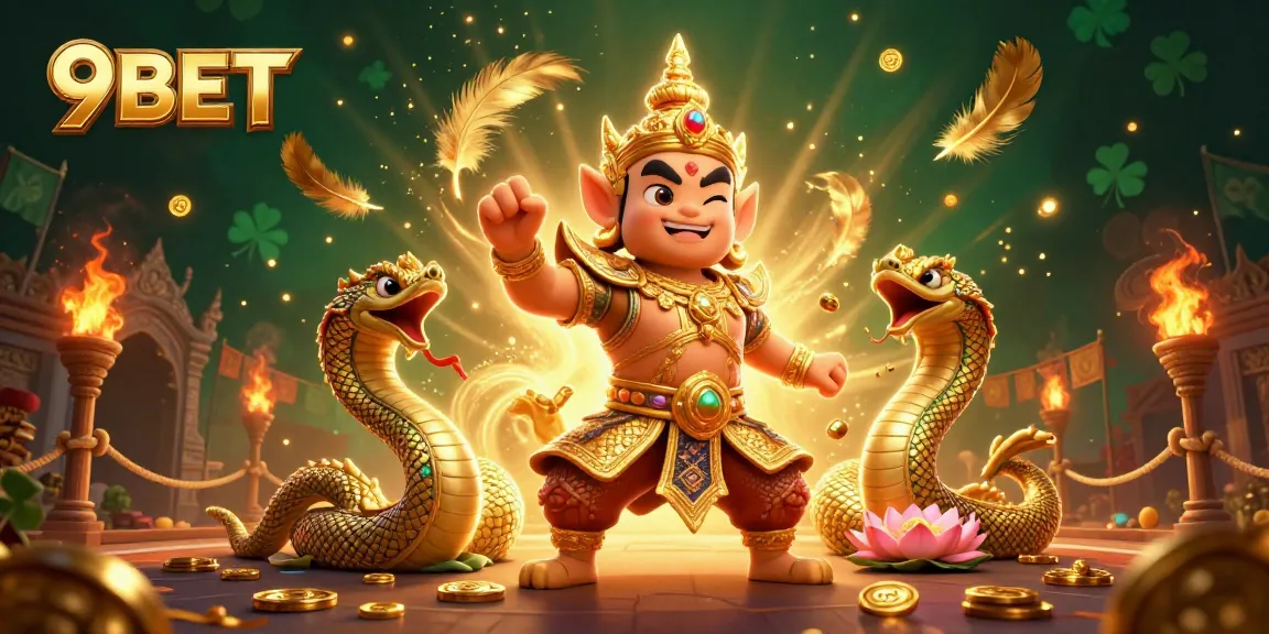 Join the fun with 9BET in this vibrant 3D illustration showcasing thrilling casino action.