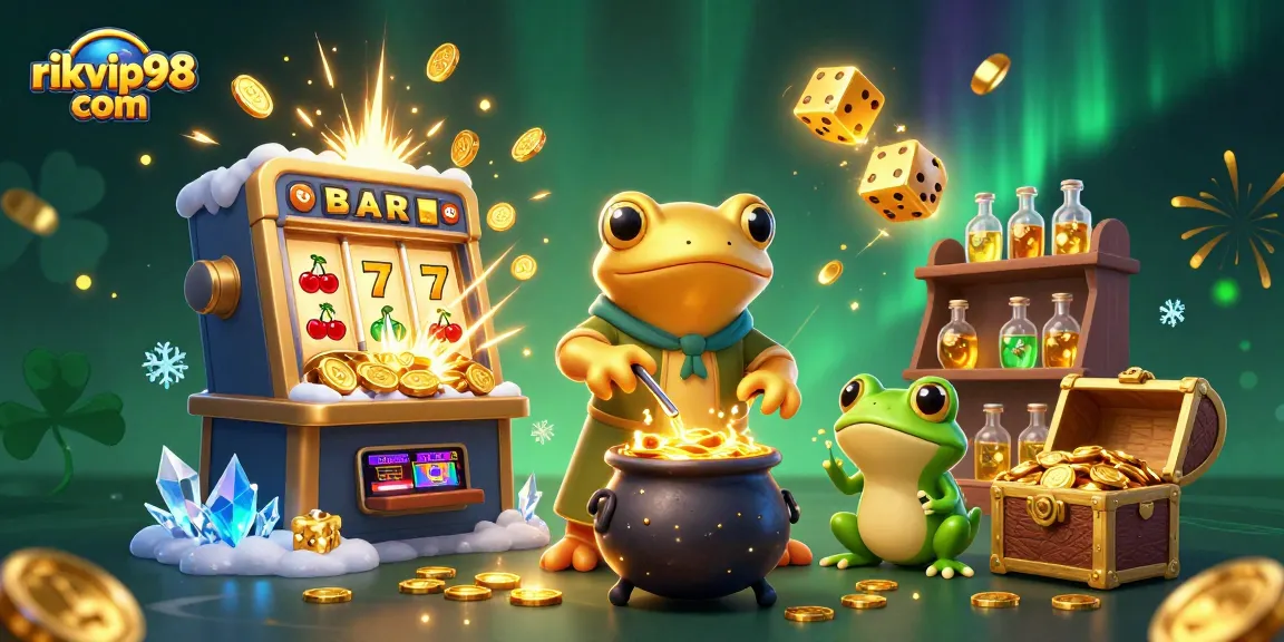 Win jackpots at rikvip98 com with the golden alchemist and immersive casino adventures!